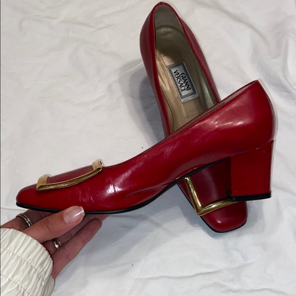 Vintage Versace block heel - Picture 2 of 4